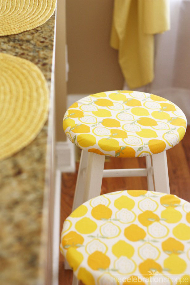 Diy Bar Stool Chair Covers, Round Bar Stool Chair Covers
