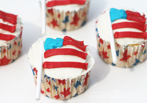 The celebration shoppe american flag cupcakes 2 wl