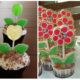 Flower pot cupcakes