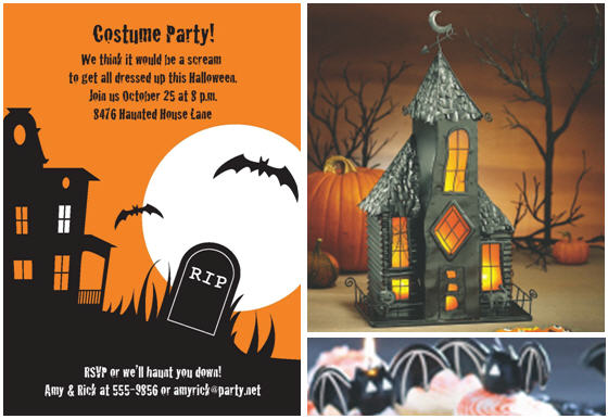 Haunted House Theme Party Invitations and Decor | Kim Byers
