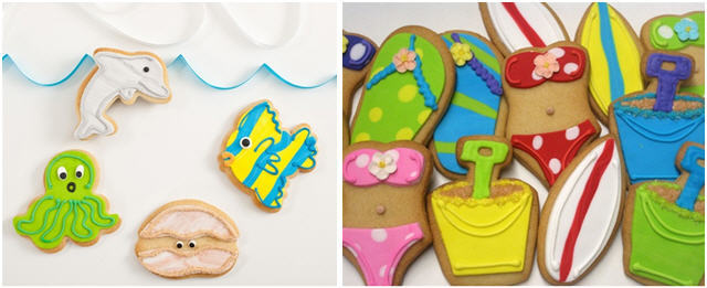 Deep sea beach cookies