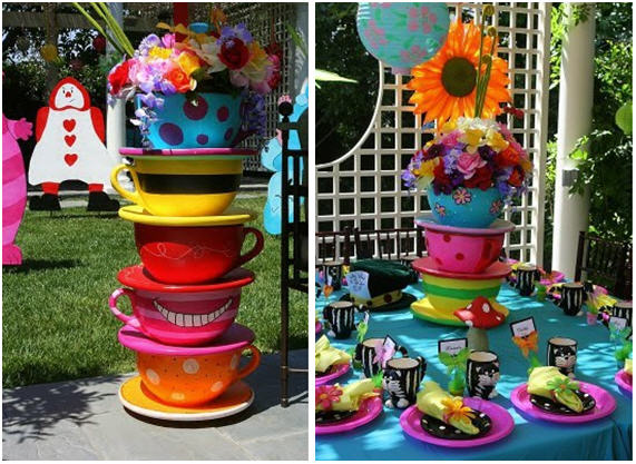  Alice in Wonderland Party Decorations, Mad Hatter Tea