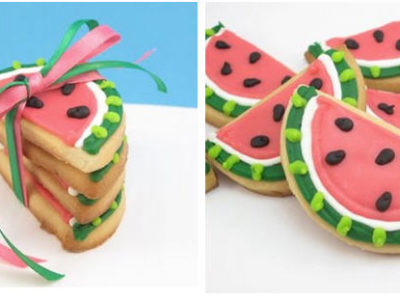 Watermelon sugar cookies