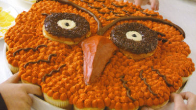 Owl cupcake pull a part