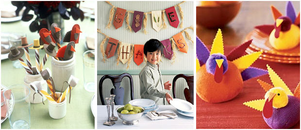 kid-table-thanksgiving-crafts | Kim Byers 