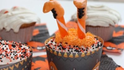 The celebration shoppe crashing witch cupcake