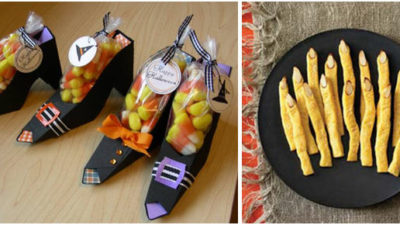 Witch shoe favors