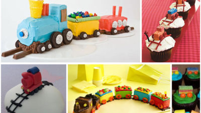 Train birthday party cake ideas