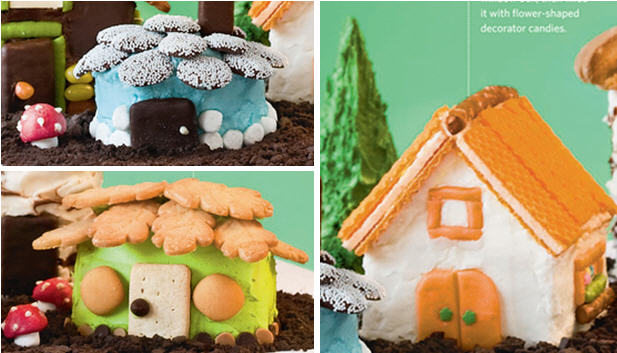 Snowballs in Summer: Chocolate party - Alpine village cake