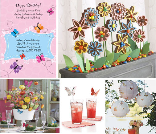 The celebration shoppe butterfly birthday party