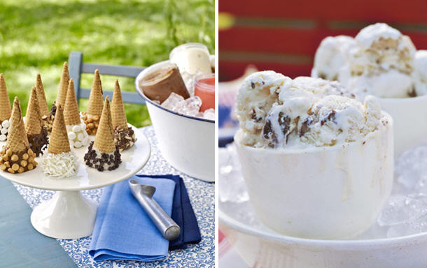 Ice cream serving tips