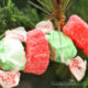 Taffy and cherry chew candy garland wl