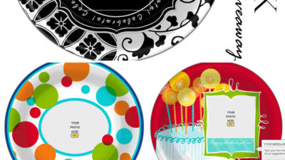 Hallmark personalized plates giveaway