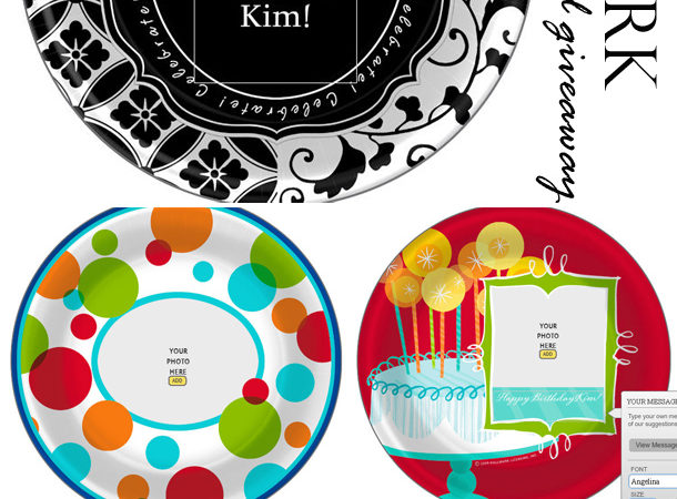 Hallmark personalized plates giveaway