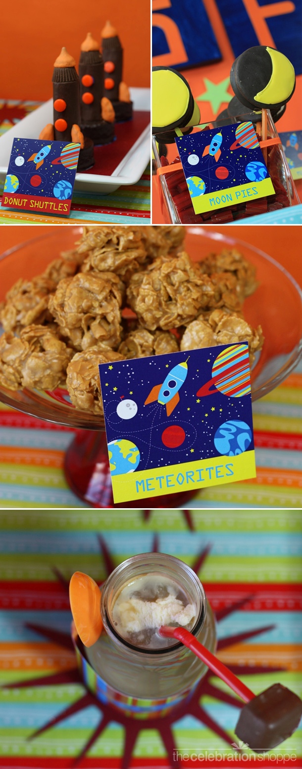 Space birthday party treat ideas