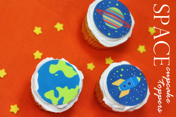 The celebration shoppe planet cupcake toppers1