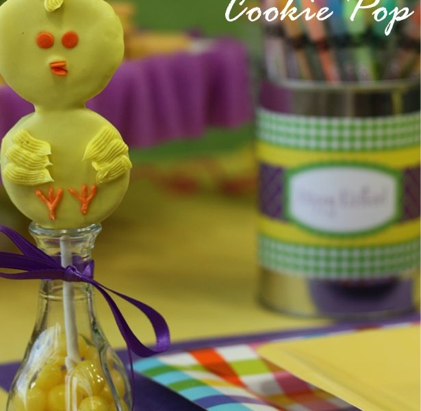 The celebration shoppe easter chick cookie pop