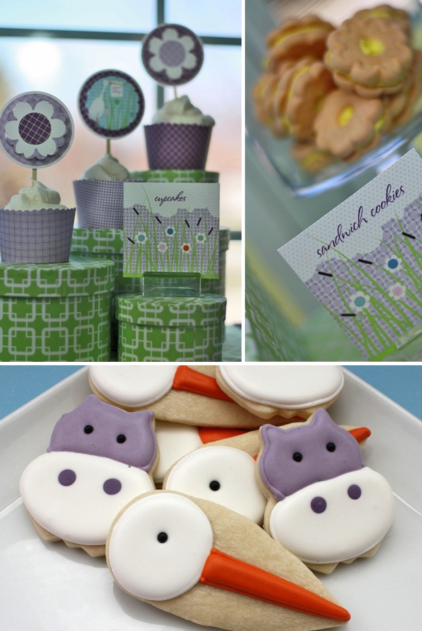 The celebration shoppe special delivery purple baby shower collection 21