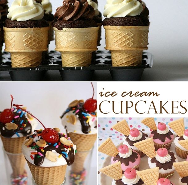 Ice cream cupcake ideas