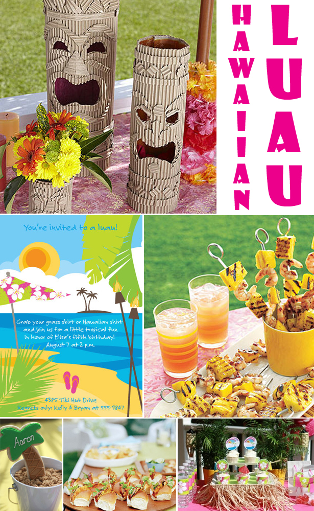 Luau party ideas recipes diy crafts