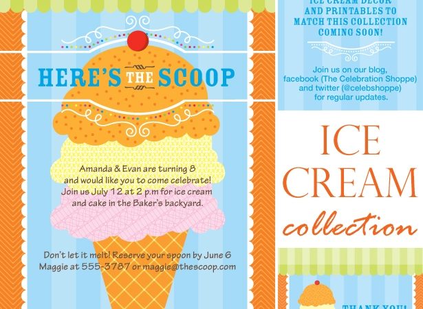 The celebration shoppe ice cream invitation1