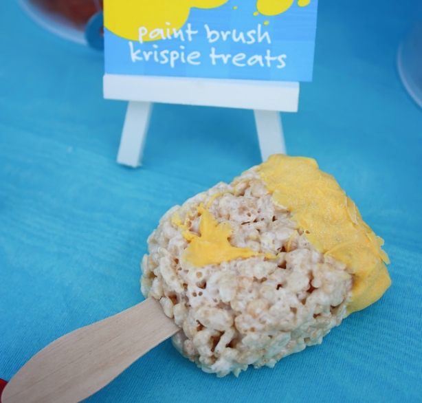 Rice Krispies Paint Brushes