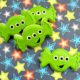 Little green space alien cookies by ssb