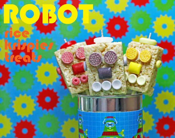 The celebration shoppe robot rice krispies treats wt