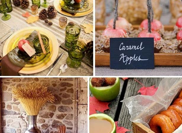 Fall entertaining w apples cider donuts