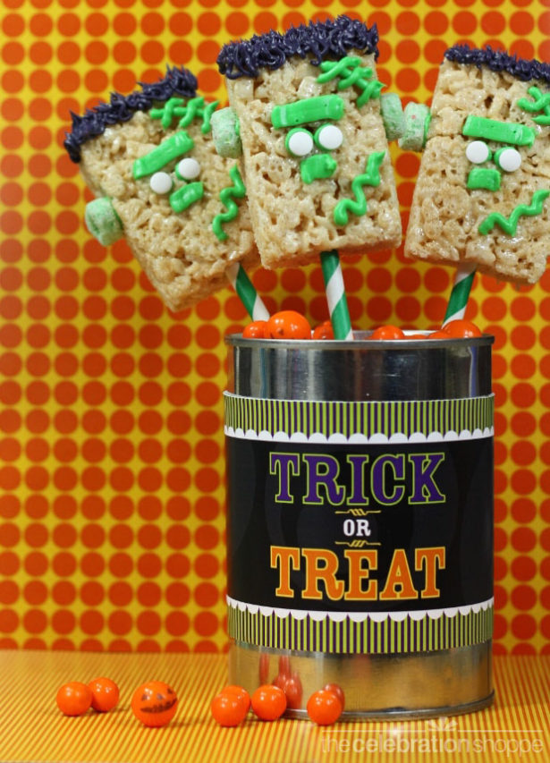 Frankenstein Rice Krispies Treats | Kim Byers