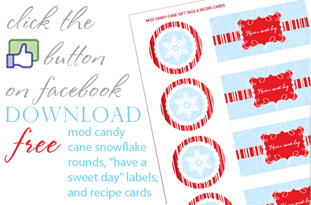 The celebration shoppe mod candy cane freebie