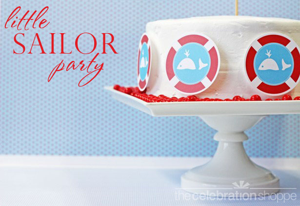 DIY nautical party cake - Kim Byers