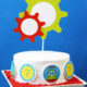 The celebration shoppe robot cake 2604 wt