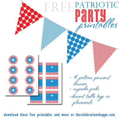 free patriotic party printables - Kim Byers