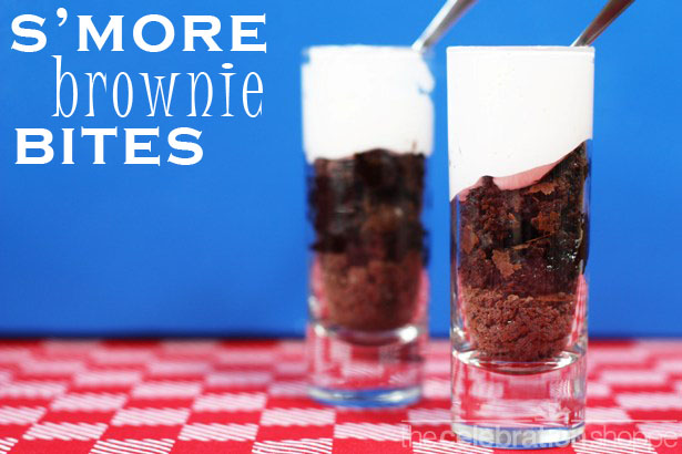 The celebration shoppe smore brownie bites