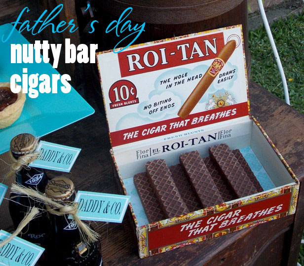 Lauras little party chocolate fathers day cigars