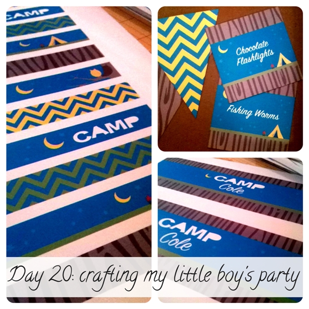 Day 20 crafting coles party sm