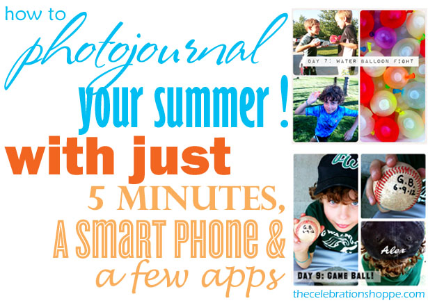 How to photojournal your summer in 5 minutes a day wl