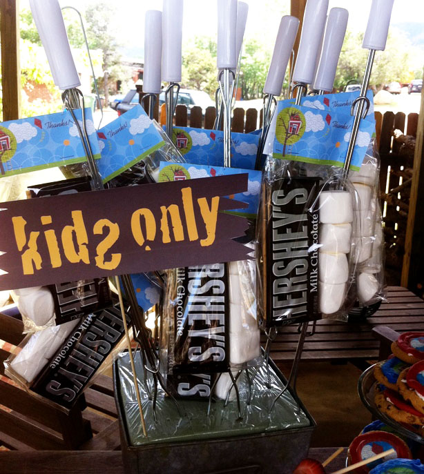 Tree house party favors