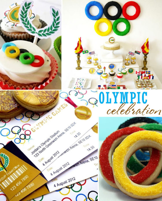 diy ideas for an Olympic celebration Kim Byers