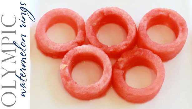 Mirabelle creations olympic watermelon rings 2