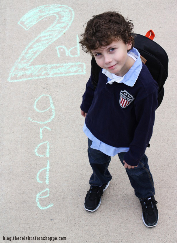 Back To School Sidewalk Chalk Photo Idea
