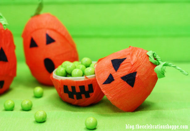 Candy-filled DIY Halloween Party Favors | Kim Byers