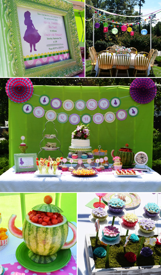 Alice in Wonderland Tea Party Ideas - A Day In Candiland