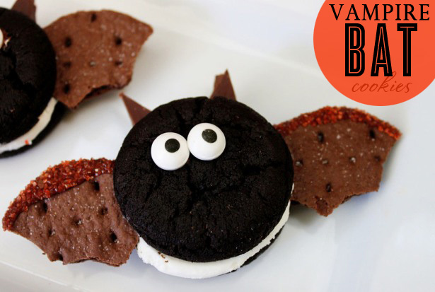 Easy oreo bat cookies f