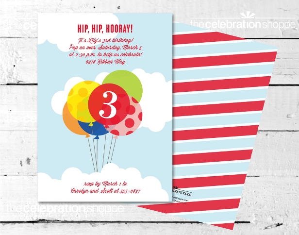 The celebration shoppe up balloon party invitation blog