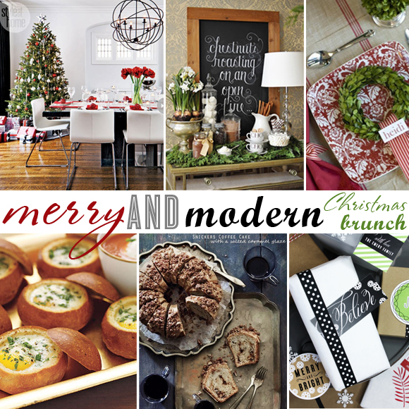 Merry and modern christmas brunch