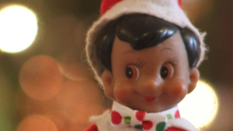 DIY elf on the shelf bow tie tutorial - Kim Byers