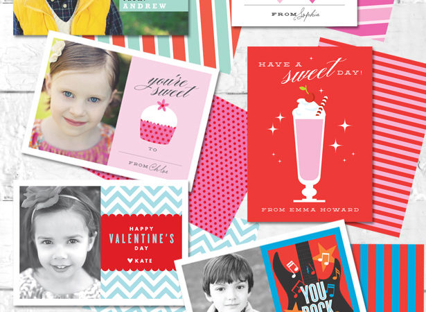 10 valentine photo personalized cards