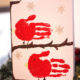 Red bird handprint art 0065 wl1